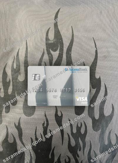 Liberia Access Bank visa debit card photolook front